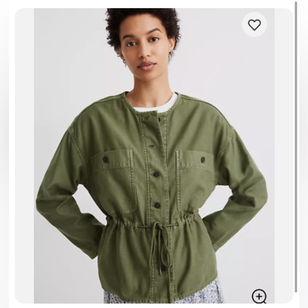 NWOT Madewell Army Green Jacket